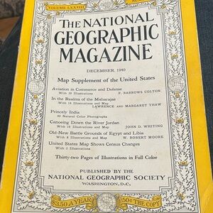 National Geographic December q 1940 vintage